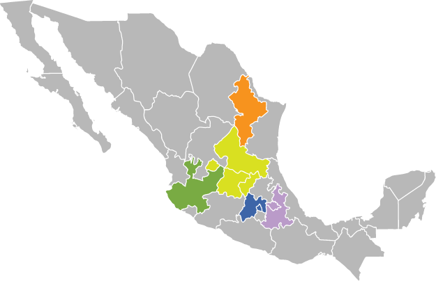 presencia en Mexico